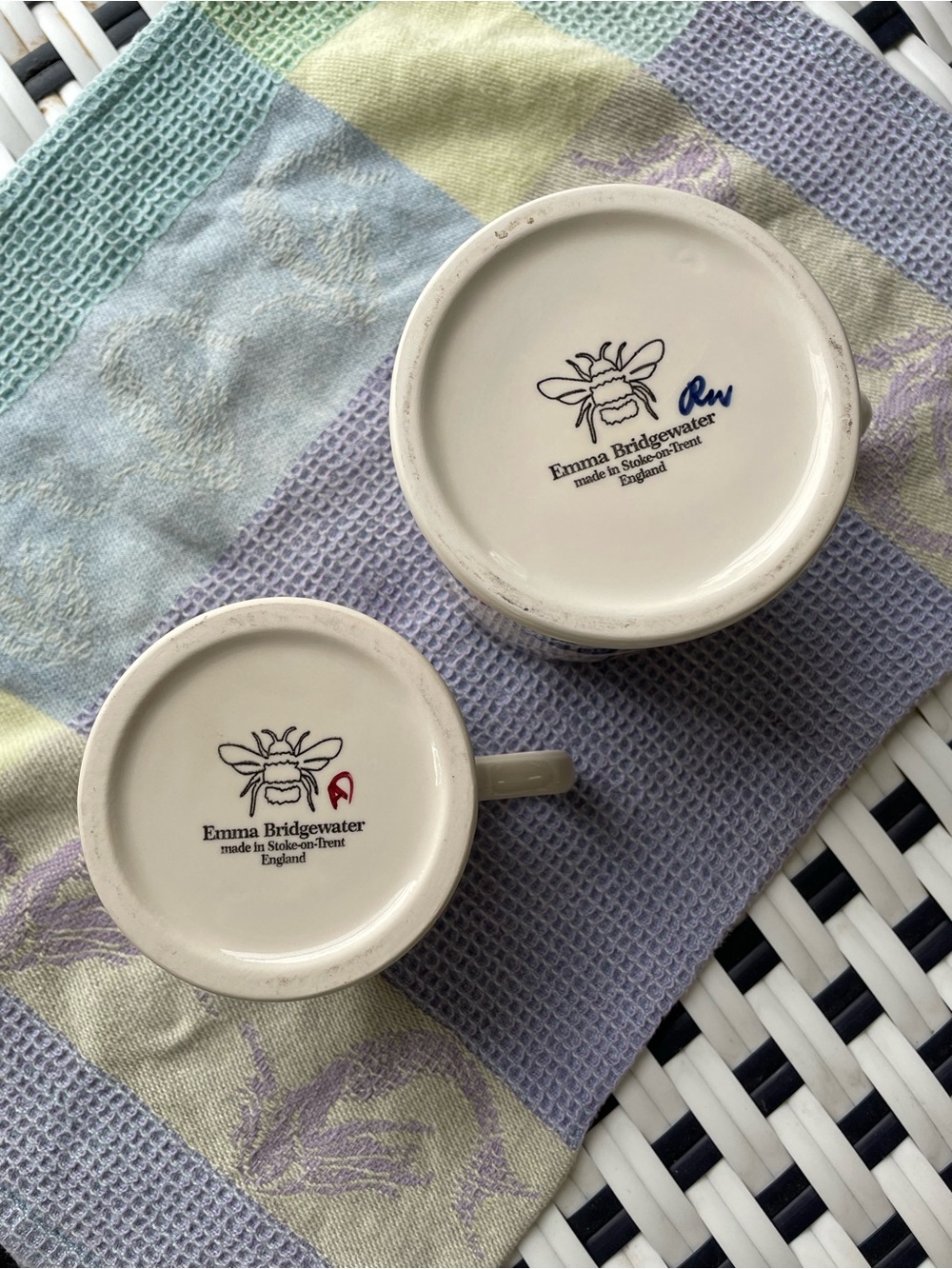 Two Emma Bridgewater Nautical Ceramic Mug – Blue & Red Seabird and Boat Design - Picture 10 of 10